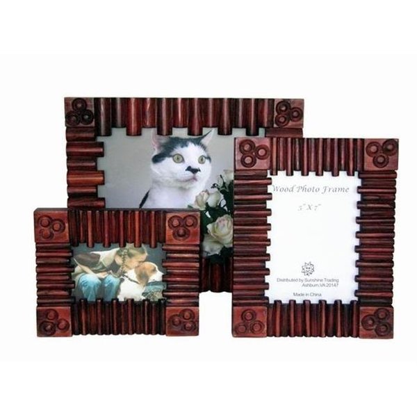 Sunshine Trading Sunshine Trading ST-21-7 Handmade Wood Photo Frame - 5 x 7 Inch ST-21-7